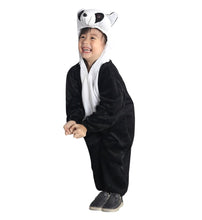 Carica l'immagine nel visualizzatore di Gallery, An75 Taglia 4-5A (104-110cm) Costume da Panda per bambini, 4-5 Anni, Nero - Ilgrandebazar