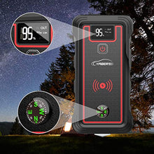 Carica l'immagine nel visualizzatore di Gallery, YABER Avviatore di Emergenza, 2500A 23800mAh Impermeabile Avviatore...