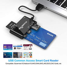 Carica l'immagine nel visualizzatore di Gallery, USB Lettore schede memoria Smart, Smart Card accesso comune militare DOD...