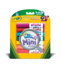 Carica l'immagine nel visualizzatore di Gallery, CRAYOLA- 7 Mini Pennarelli Lavabili, Formato Pocket, Punta Maxi, 7 Pezzi - Ilgrandebazar