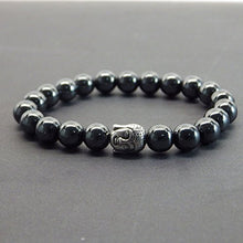 Carica l'immagine nel visualizzatore di Gallery, Zen braccialetto etnico Thurcolas con perle ematite e perline Buddha... - Ilgrandebazar