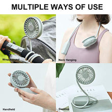 Carica l'immagine nel visualizzatore di Gallery, Babacom Ventilatore USB, Rumore Basso da Tavolo, 360° Rotazione...