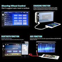 Carica l'immagine nel visualizzatore di Gallery, 17,8 cm Doppia Din Car Audio Stereo Bluetooth Touch MP5 Player USB FM... - Ilgrandebazar
