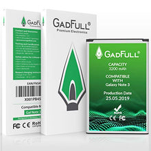 Carica l'immagine nel visualizzatore di Gallery, GadFull Batteria compatibile con Samsung Galaxy Note 3 | 2019 Data di... - Ilgrandebazar