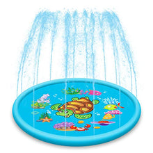 Carica l'immagine nel visualizzatore di Gallery, Stuoia per Giochi con Spruzzi E d'Acqua Bambini blu-110CM / 43Inch