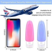 Carica l'immagine nel visualizzatore di Gallery, Bottiglie da viaggio in silicone per liquidi-5 pezzi inferiori a 100 ml... - Ilgrandebazar