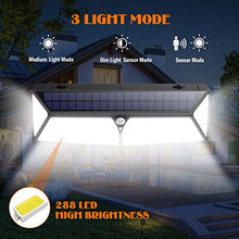 Carica l'immagine nel visualizzatore di Gallery, Luci Solari Esterno,【288LED-USB Ricaricabile】VOOE Lampade a led da...