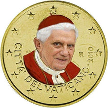 Carica l'immagine nel visualizzatore di Gallery, IMPACTO COLECCIONABLES Monete del Vaticano, 50 Centesimi Benedetto XVI... - Ilgrandebazar
