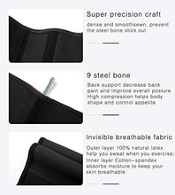 Carica l'immagine nel visualizzatore di Gallery, YIANNA Donna Corsetto Stringivita Modellante Dimagrante Waist Trainer M, Nero - Ilgrandebazar