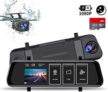 Carica l'immagine nel visualizzatore di Gallery, HALUM Telecamera per Auto da 10 pollici Touchscreen Full HD 1080P, 10