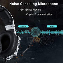 Carica l'immagine nel visualizzatore di Gallery, Cuffie Gaming per PS4, ONIKUMA Headset con Microfono K8 mimetico.