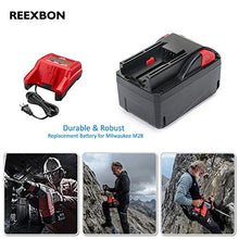 Carica l'immagine nel visualizzatore di Gallery, REEXBON Milwaukee 28V 3.0Ah Li-ion Batteria di Ricambio per