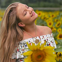 Carica l'immagine nel visualizzatore di Gallery, Tacobear Collana Donna Argento Oro Girasole You are My - Ilgrandebazar