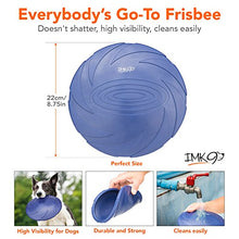 Carica l'immagine nel visualizzatore di Gallery, Frisbee per Cani Medi e Grandi di IMK9 | Giochi in Gomma Naturale Morbida,... - Ilgrandebazar