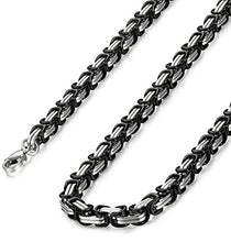 Carica l'immagine nel visualizzatore di Gallery, Sailimue Gioielli in Acciaio Inossidabile 8MM Collana Bracciale Set per Uomo...