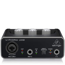 Carica l'immagine nel visualizzatore di Gallery, Behringer U-PHORIA UM2  2 x 2 interfacce audio USB 2.0 Nero - Ilgrandebazar