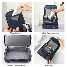 Carica l'immagine nel visualizzatore di Gallery, Tuscall Beauty Case da Viaggio appendere Borsa Toilette - Blu Flamingo - Ilgrandebazar