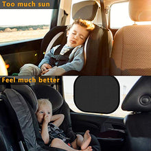 Carica l'immagine nel visualizzatore di Gallery, Tendine Parasole Auto,PEYOU 4 Pezzi 80 GSM Universali Auto with 15s...