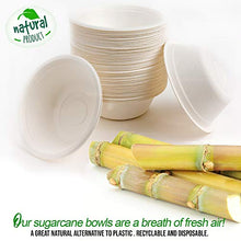 Carica l'immagine nel visualizzatore di Gallery, 60 Ciotole di Carta Canna da Zucchero USA e Getta, 350ml - Monouso,... - Ilgrandebazar