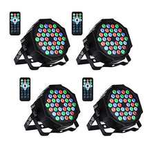 Carica l'immagine nel visualizzatore di Gallery, Par LED,UKing 36x1W DMX512 RGB LED Luci Palco con Suono Attivato e... - Ilgrandebazar