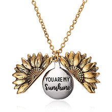 Carica l'immagine nel visualizzatore di Gallery, Tacobear Collana Donna Argento Oro Girasole You are My - Ilgrandebazar