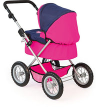 Carica l'immagine nel visualizzatore di Gallery, Bayer Design 13013 - Passeggino per Bambole Trendy Rosa/Blu - Ilgrandebazar