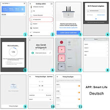 Carica l'immagine nel visualizzatore di Gallery, Ciabatta WiFi Intelligente Multipresa a 3 AC+ 4 USB Controllo Remoto Alexa,...
