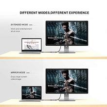 Carica l'immagine nel visualizzatore di Gallery, USB C HDMI Adattatore,QGeeM Cavo adattatore C a 4K, da...