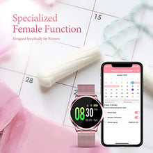 Carica l'immagine nel visualizzatore di Gallery, Smartwatch Elegante per Donna Ragazza Impermeabile IP67 con... - Ilgrandebazar