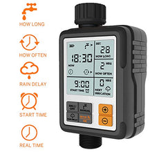 Carica l'immagine nel visualizzatore di Gallery, CROSOFMI Irrigatore Giardino Timer per Irrigazione Batteria Automatica...