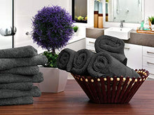 Carica l'immagine nel visualizzatore di Gallery, Utopia Towels - 12 Asciugamani per Il Viso 700 g/mq - 30 x 30 cm, Grigio - Ilgrandebazar