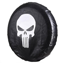 Carica l'immagine nel visualizzatore di Gallery, LITTOU Universale Borsa per pneumatici 17" for Diameter 31''-33'', Skull