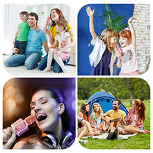 Carica l'immagine nel visualizzatore di Gallery, 1 BY ONE Microfono Wireless per Karaoke, Sistema Portatile 4 in 1, Rosa - Ilgrandebazar