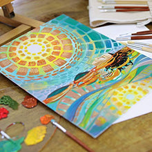 Carica l'immagine nel visualizzatore di Gallery, Zenacolor - Set di 10 Tele Cartonate per 10 (30 x 40 cm) - Ilgrandebazar