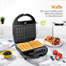 Carica l'immagine nel visualizzatore di Gallery, OSTBA Tostiera Sandwich Maker, piastre per panini 3 in 1, Cool Touch 3 1
