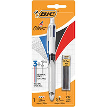 Carica l'immagine nel visualizzatore di Gallery, BIC 4 Colours 3 + 1 HB Penna a Sfera e Mine di Ricarica da 0,7 1 pezzo - Ilgrandebazar