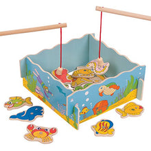 Carica l'immagine nel visualizzatore di Gallery, Bigjigs Toys Gioco della Pesca in Legno - Ilgrandebazar