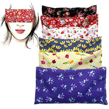 Carica l'immagine nel visualizzatore di Gallery, Cuscino per occhi "Pack 6-Flower 2020" | Semi di lavanda e riso | Yoga,... - Ilgrandebazar