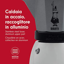 Carica l'immagine nel visualizzatore di Gallery, Bialetti Moka Induction, Caffettiera 3 Tazze , Acciaio 3 Tazze, Antracite - Ilgrandebazar