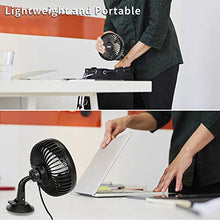 Carica l'immagine nel visualizzatore di Gallery, DIKI Ventilatore Auto, USB Ventola per Auto A 3 velocità Ventola...