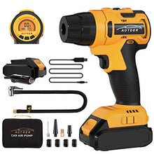 Carica l'immagine nel visualizzatore di Gallery, AUTDER Pompa di Aria del Compressore 2600mAh 140PSI 12V DC della di... - Ilgrandebazar
