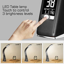 Carica l'immagine nel visualizzatore di Gallery, WILIT U2 5W Lampada da tavolo LED, scrivania con schermo Nero - Ilgrandebazar