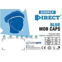 Carica l'immagine nel visualizzatore di Gallery, 100 x Simply Direct Reti Per Capelli Azzurro/Mob-Tappi/Berretti Mob Azzurro - Ilgrandebazar