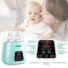Carica l'immagine nel visualizzatore di Gallery, Scaldabiberon Sterilizzatore 6 in 1 Elettrico Scaldapappe Doppio WK-2301