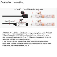 Carica l'immagine nel visualizzatore di Gallery, LED TV Retroilluminazione, Striscia RGB alimentata USB per 4pcs x 50cm - Ilgrandebazar