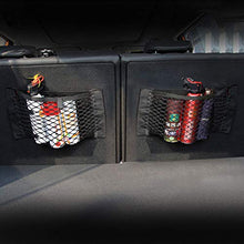 Carica l'immagine nel visualizzatore di Gallery, QLOUNI 2pcs Universal Car Organizers - Tasche in Rete Elastica autoadesiva...