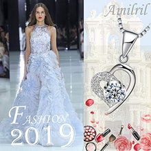 Carica l'immagine nel visualizzatore di Gallery, Amilril Collana Cuore Donna, Argento Sterling 925 Ciondolo Cuore, Regali... - Ilgrandebazar