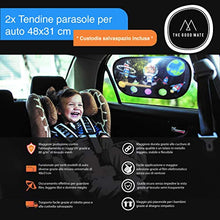 Carica l'immagine nel visualizzatore di Gallery, The Good Mate 2x Tendine parasole auto bambini Premium 48x31cm, Statiche... - Ilgrandebazar