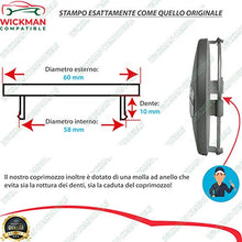 Carica l'immagine nel visualizzatore di Gallery, Set di 4 Tappi Coprimozzo compatibili per Audi – Grigio, 60 mm 60 mm, Grigio - Ilgrandebazar