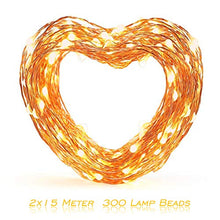 Carica l'immagine nel visualizzatore di Gallery, Stringa Luminosa Solare, ALED LIGHT 2 pacchi 15m / 49ft 300 LED 8 Modalità...